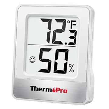 ThermoPro TP49 Digital Hygrometer - Compact Indoor Humidity and Temperature Monitor