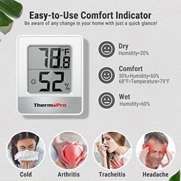 ThermoPro TP49 Digital Hygrometer for Home Temperature Monitoring
