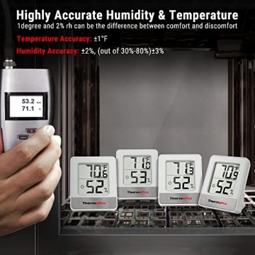 ThermoPro TP49 Digital Hygrometer for Home Temperature Monitoring