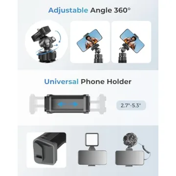 UBeesize Flexible Phone Tripod with Remote Camera Stand