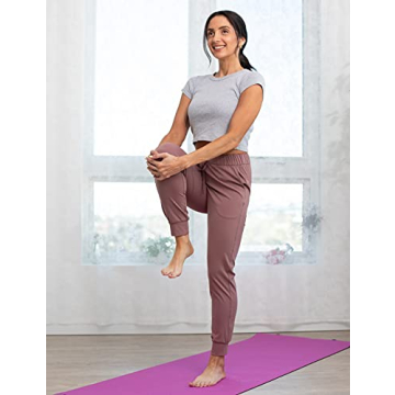 AJISAI Women's Joggers Running Sweatpants with Pockets