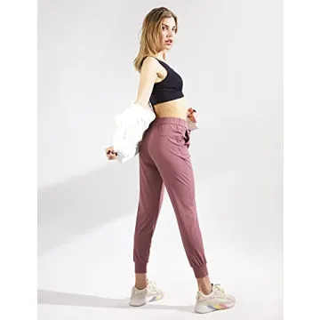 AJISAI Women's Joggers Running Sweatpants with Pockets