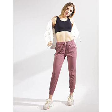 AJISAI Women's Joggers Running Sweatpants with Pockets