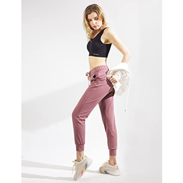 AJISAI Women's Joggers Running Sweatpants with Pockets
