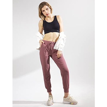 AJISAI Women's Joggers Running Sweatpants with Pockets