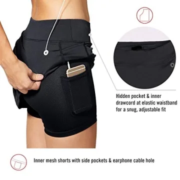 BALEAF Women's Athletic Golf Skirt Tennis Skort Pleated with Pockets