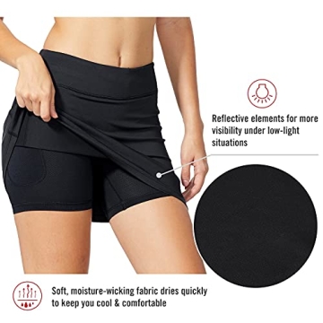 BALEAF Women's Athletic Golf Skirt Tennis Skort Pleated with Pockets