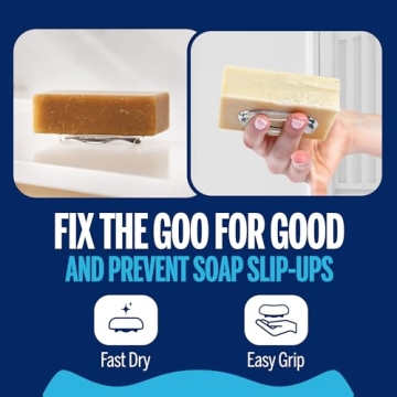 SoapStandle Bar Soap Gripper - Eco-Friendly & Mess-Free Holder