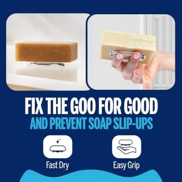 SoapStandle Bar Soap Gripper - Eco-Friendly & Mess-Free Holder