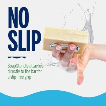 SoapStandle Bar Soap Gripper - Eco-Friendly & Mess-Free Holder