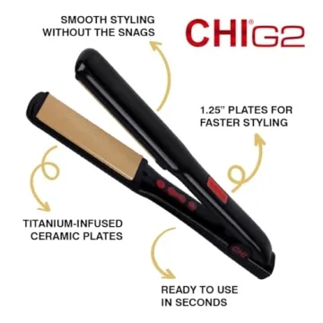 CHI G2 Flat Iron Ceramic Heater 40-Second Heat Up