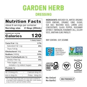 Fody Foods Vegan Low FODMAP Salad Dressing Pack - 4 Flavors