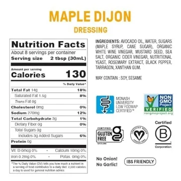 Fody Foods Vegan Low FODMAP Salad Dressing Pack - 4 Flavors