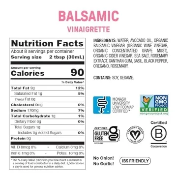 Fody Foods Vegan Low FODMAP Salad Dressing Pack - 4 Flavors