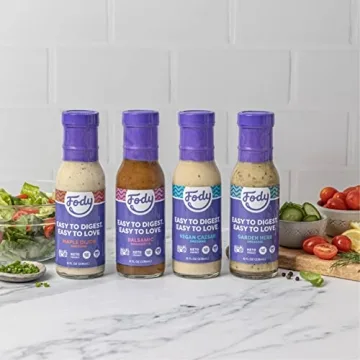 Fody Foods Vegan Low FODMAP Salad Dressing Pack - 4 Flavors