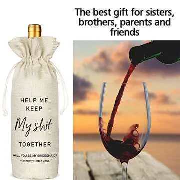 Elegant Socive Wine Bag For Weddings And Celebrations