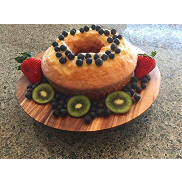 Fazenda Acacia Wood Cake Stand - Rustic and Elegant Serving