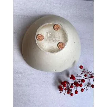 Wavy Concrete Bowl, Minimalist Key Bowl, Modern Cement Bowl, Entrway Catchall, Home Decor for Coffee Table, Jewlery Dish, Air Plant Holder, Small Stone Bowl (Small)