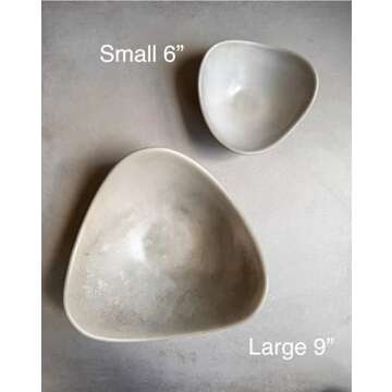 Wavy Concrete Bowl, Minimalist Key Bowl, Modern Cement Bowl, Entrway Catchall, Home Decor for Coffee Table, Jewlery Dish, Air Plant Holder, Small Stone Bowl (Small)