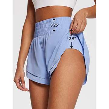 BALEAF Women's 3" Workout Shorts High Waisted Athletic