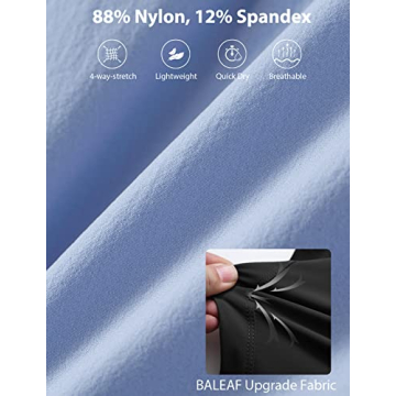 BALEAF Women's 3" Workout Shorts High Waisted Athletic