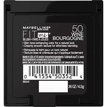 Maybelline Fit Me Blush, Lightweight, Smooth, Blendable, Long-lasting All-Day Face Enhancing Makeup ...