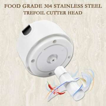 KUFUNG Electric Mini Garlic Chopper - 250ml USB Rechargeable with 3 Reinforced Blades - Portable and Easy to Clean - Food Processor for Garlic, Ginger, Onion, Meat Vegetable and More