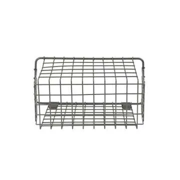 Spectrum Diversified Vintage Cabinet & Wall Mount Basket, Large, Industrial Gray