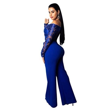 Elegant Off Shoulder Lace Jumpsuit for Women