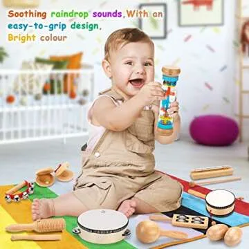 OATHX Kids Musical Instruments Set for Toddlers