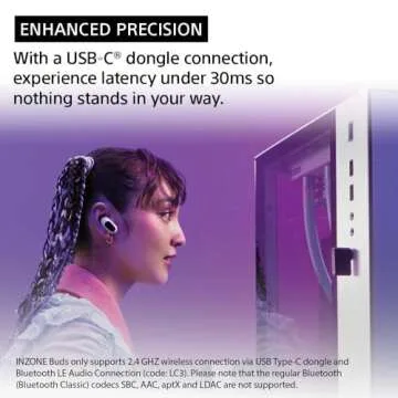 Sony INZONE Buds Gaming Earbuds with 24 Hour Battery Life