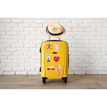 Stickers Pack Cartoon, Colorful VSCO Waterproof Stickers, Cute Aesthetic Stickers. Laptop, Water Bottle, Phone, Skateboard Stickers for Teens Girls Kids, Vinyl Sticker. (65PCS)