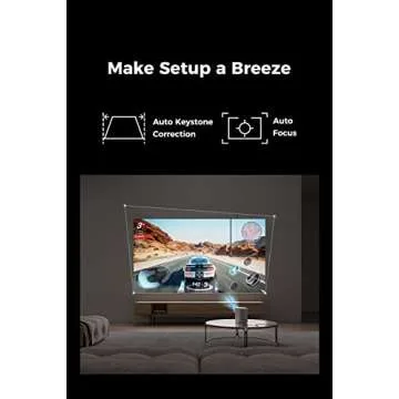 Emotn N1 Bluetooth Projector with Netflix and Dolby Audio