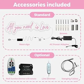 Custom Neon Signs,Personalized Large Led Neon Lights Sign, Neon Sign Customizable for Wedding Wall Decor Bedroom Birthday Party Bar Shop Logo Custom Name Neon (Optional 10" to 60")