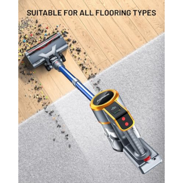 AOLOKO Cordless Vacuum Cleaner with LED Display