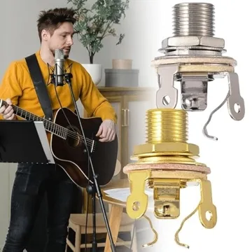 Ulfsaar PTT1 Mono Full-contact Output Jack - Guitar/Bass, Durable & Easy to Install