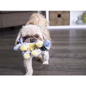 goDog Dinos Plush Squeaky Dog Toy - Comfort & Fun