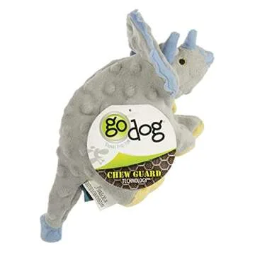 goDog Dinos Plush Squeaky Dog Toy - Comfort & Fun