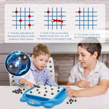 Upgraded Magnetic Chess Game Set for Fun Family Bonding