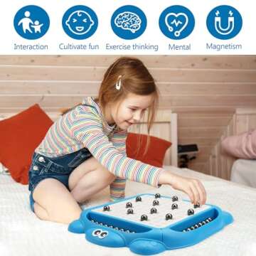 Upgraded Magnetic Chess Game Set for Fun Family Bonding