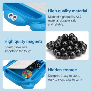 Upgraded Magnetic Chess Game Set for Fun Family Bonding