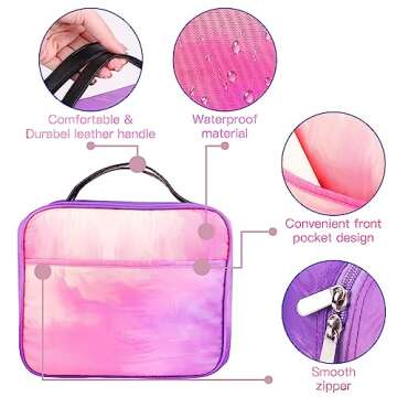 Slopehill Premium Travel Toiletry Bag - TSA Approved Hanging Organizer for Men and Women - Waterproof, Spacious, and Durable - Ideal for Full-Sized Toiletries - Conveniently Hangs in Bathroom & Shower