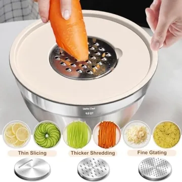 Umite Chef Mixing Bowls Set with Airtight Lids