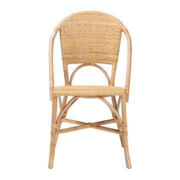 bali & pari Jaylyn Natural Rattan Dining Chair