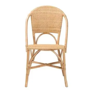 bali & pari Jaylyn Natural Rattan Dining Chair