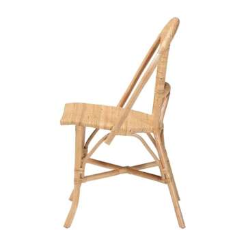 bali & pari Jaylyn Natural Rattan Dining Chair