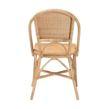 bali & pari Jaylyn Natural Rattan Dining Chair