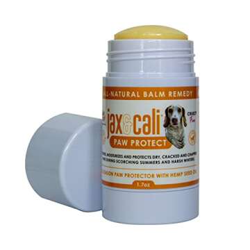 JAX & CALI Paw Protect, All-Natural Paw Protecting Balm for Dogs and Cats, Soothes, Moisturizes and Protects Dry Cracked Paws During Scorching Summers and Harsh Winters