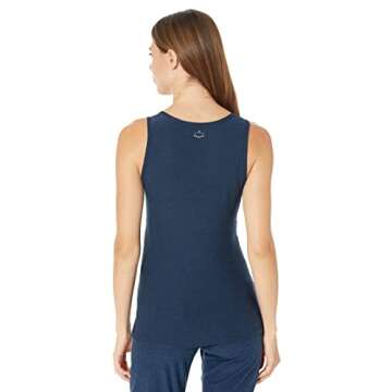 Beyond Yoga Nursing Cross-Over Tank Top Nocturnal Navy MD (US 6-8)