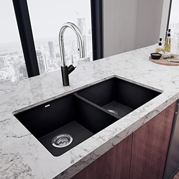 BLANCO Precis 50/50 Kitchen Sink Anthracite Double Bowl